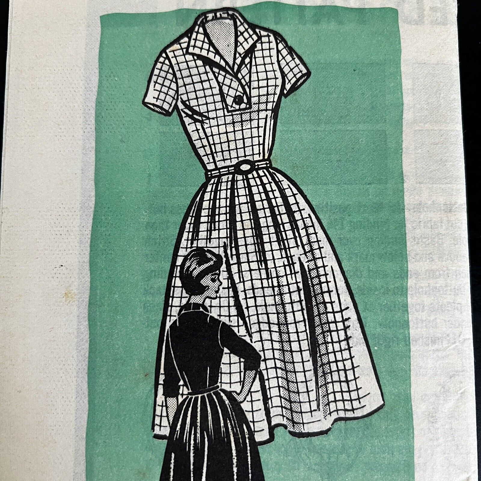 Vintage 1960s Marian Martin 9036 Mail Order MCM Dress Sewing Pattern 18 UNCUT