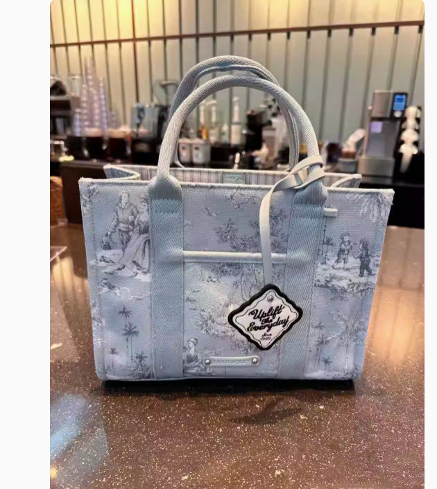 Starbucks Korea 2024 French Summer Picnic Tote Bag Limited Edition