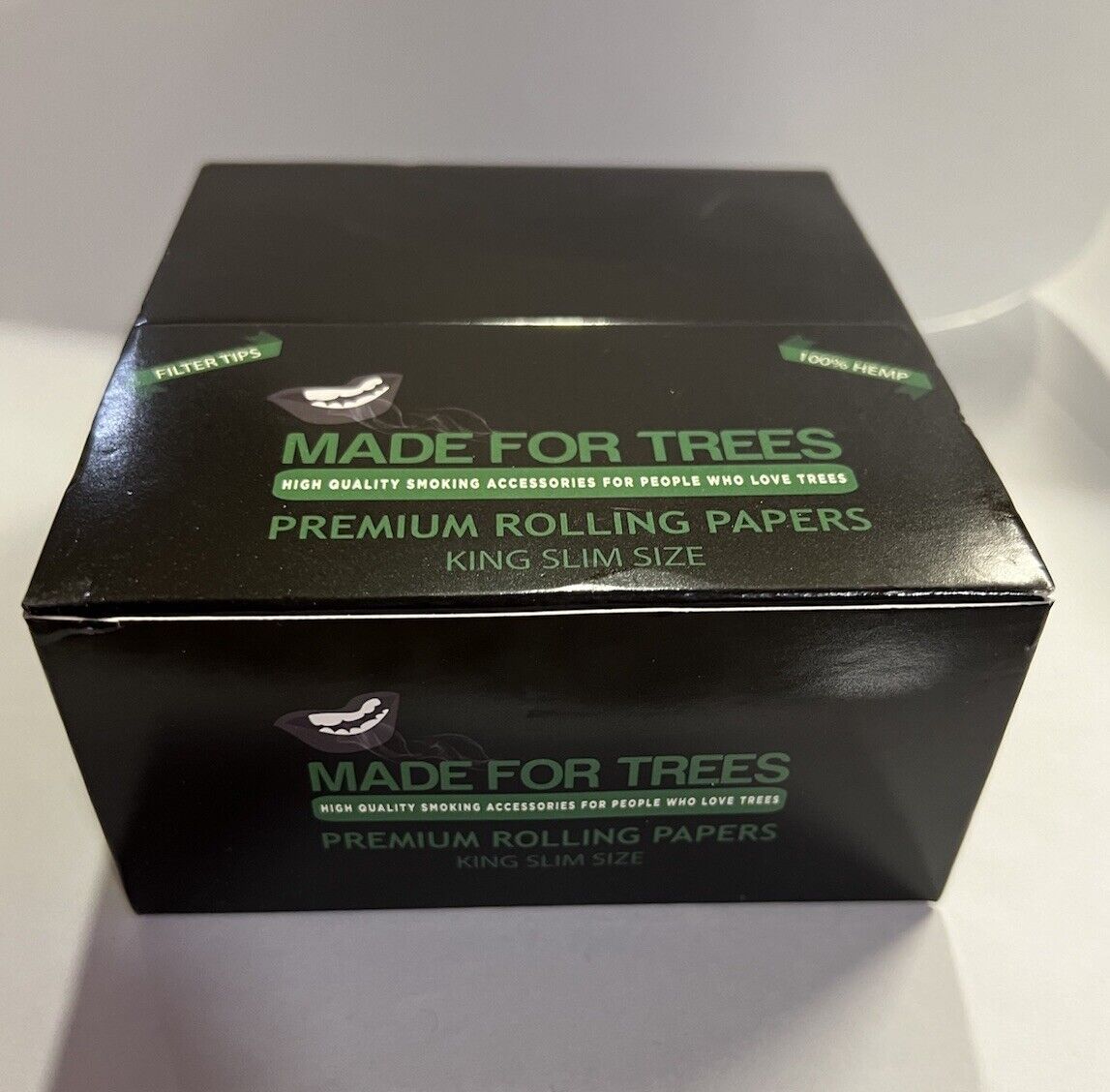 King Size Slim Organic Hemp Rolling Papers Full Box of 32 Packs Sealed