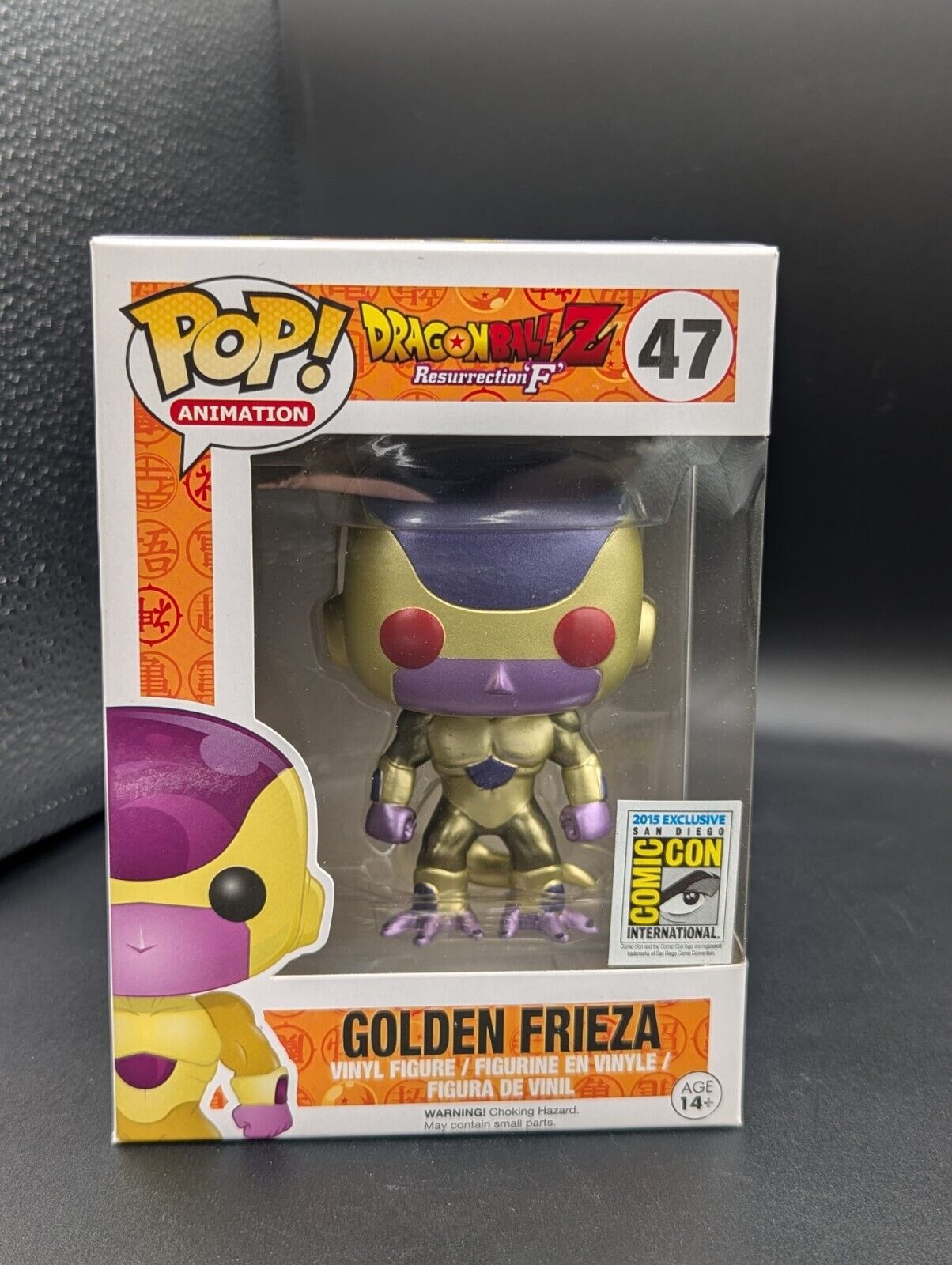 Funko Pop Vinyl: Dragon Ball Z Golden Frieza SDCC Excl #47 Funimation Vaulted