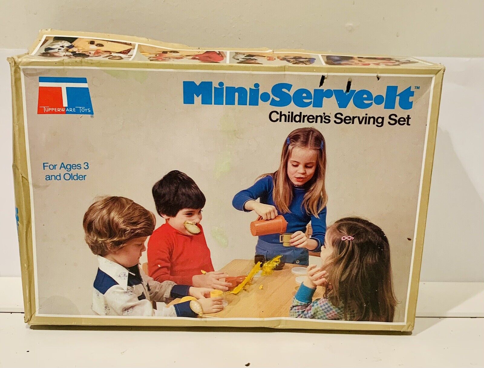 Vintage 1970s Tupperware Toys Mini-Serve-It Children’s Serving Set NIB—one Lid