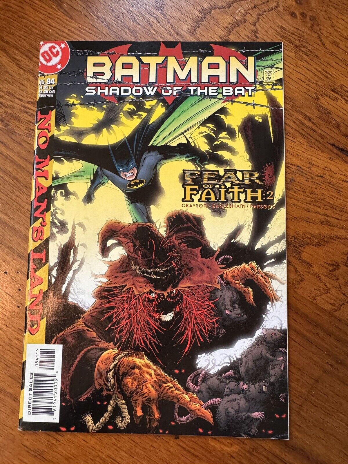 Batman: Shadow of the Bat #84 - Apr 1999 - DC Comics- BAGGED AND BOARDED