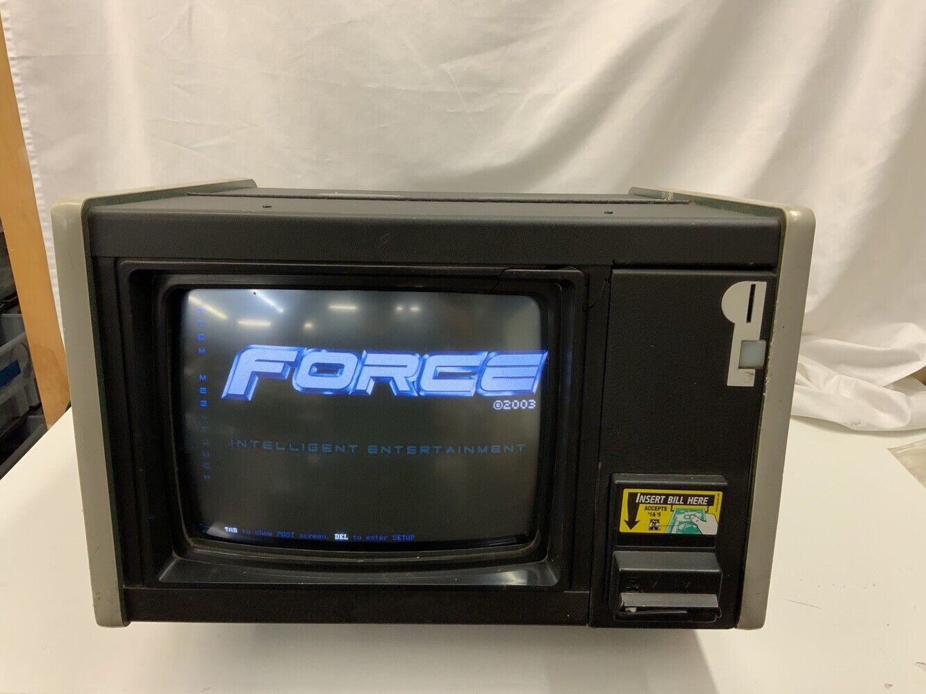 Megatouch Force Bar Game Console Circa. 2003 - Needs Fixing