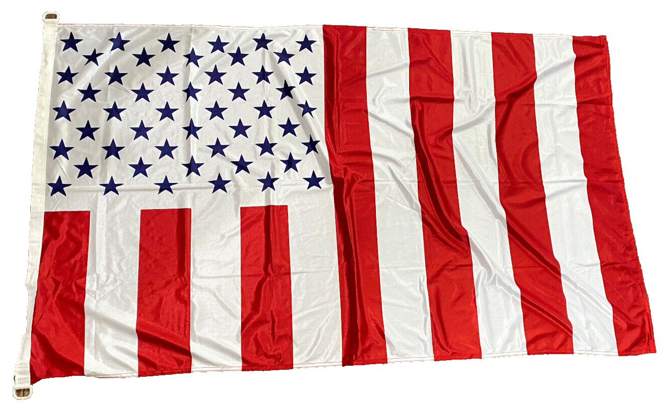 America Peace Time Flag 3' X 5' Envisioned / Imagined Pre-Owned