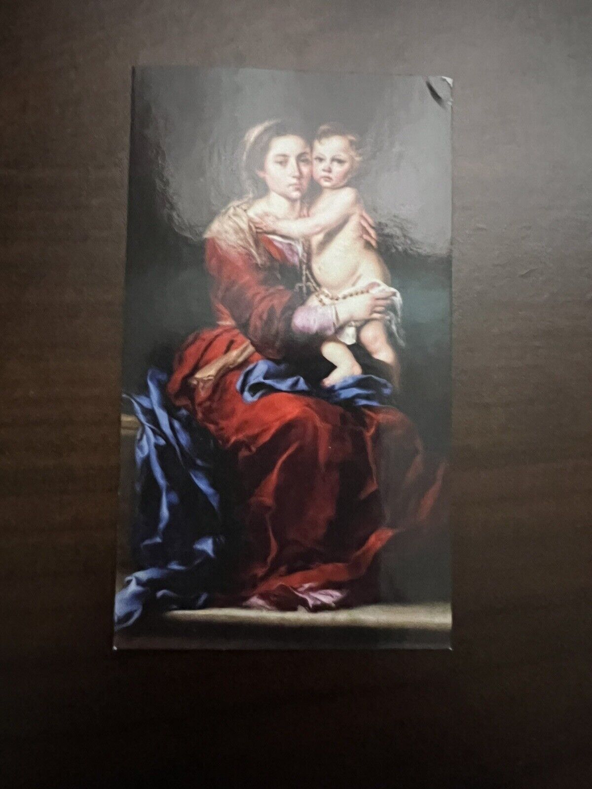Mysteries Of the Rosary Holy Card