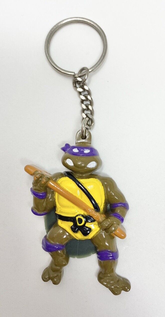 1988 Mirage Studios TMNT Teenage Mutant Ninja Turtles Donatello Key Chain