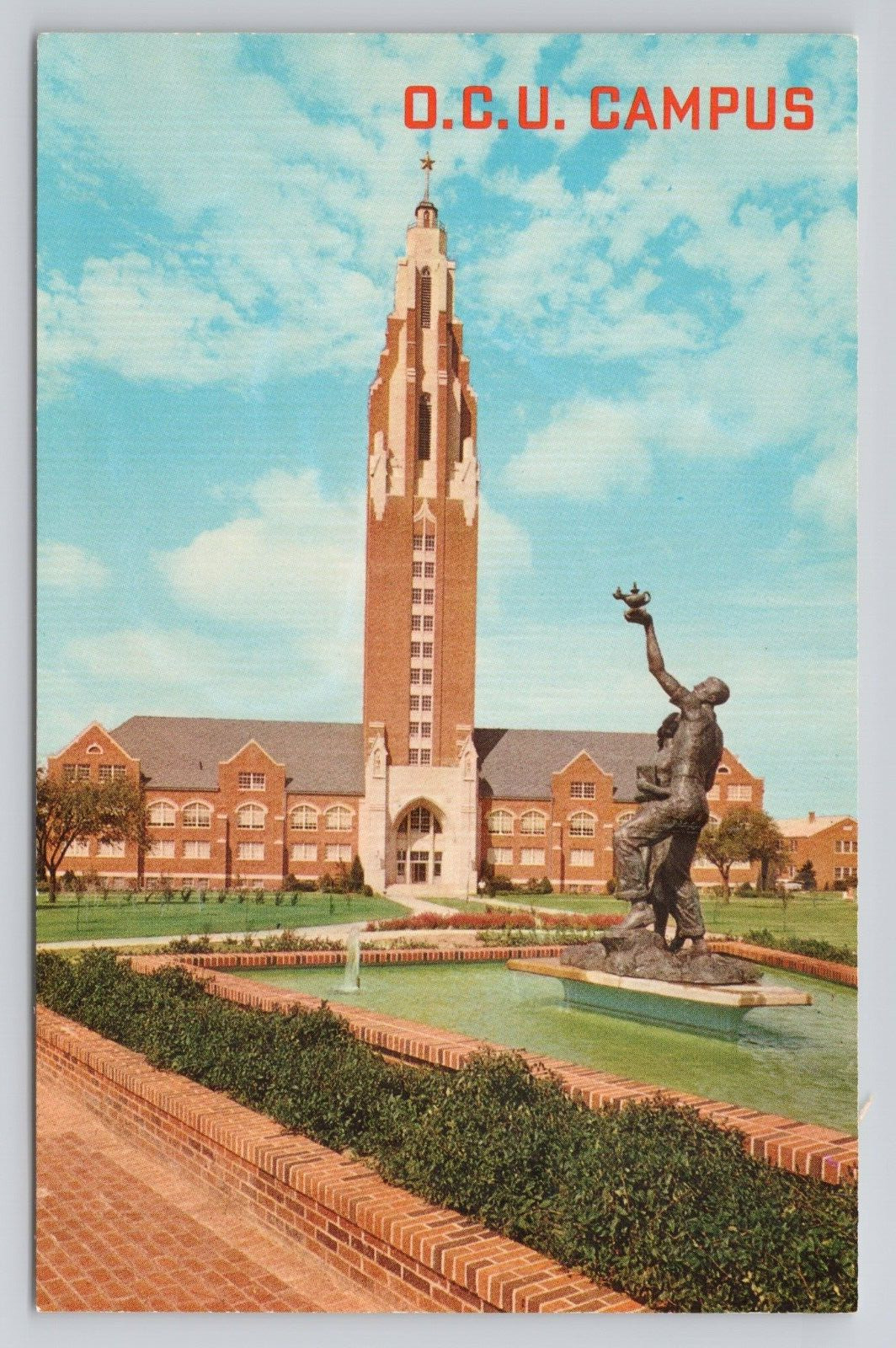 Postcard Oklahoma City University Oklahoma City Oklahoma