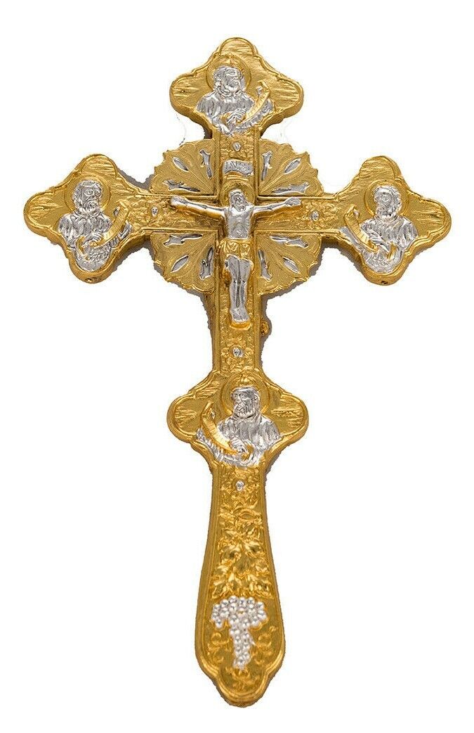 Orthodox Christian Blessing Cross Two Color 30cm / 11.8''  