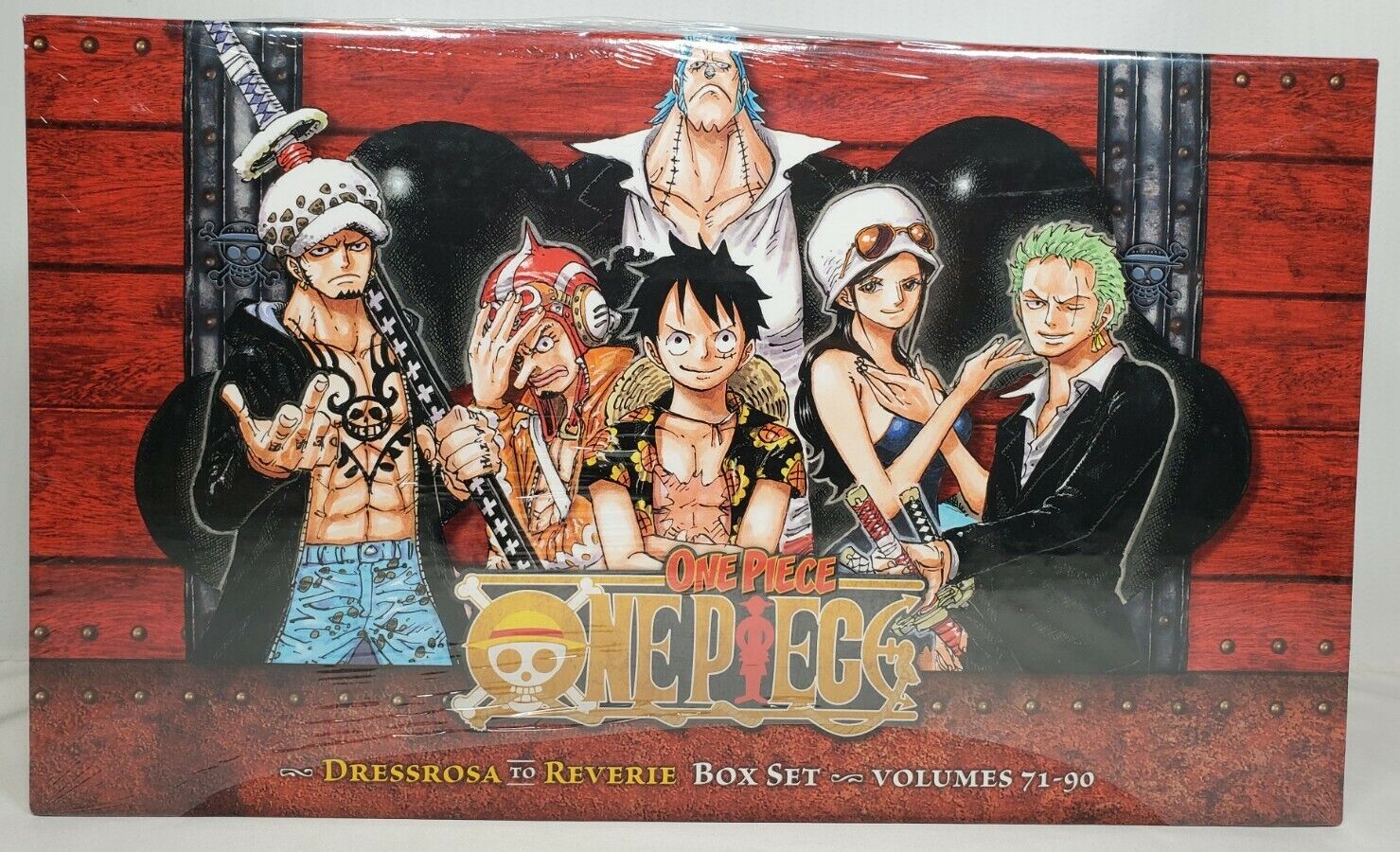 New One Piece Manga Box Set 4 Dressrosa To Reverie Volumes 71-90 English Sealed 