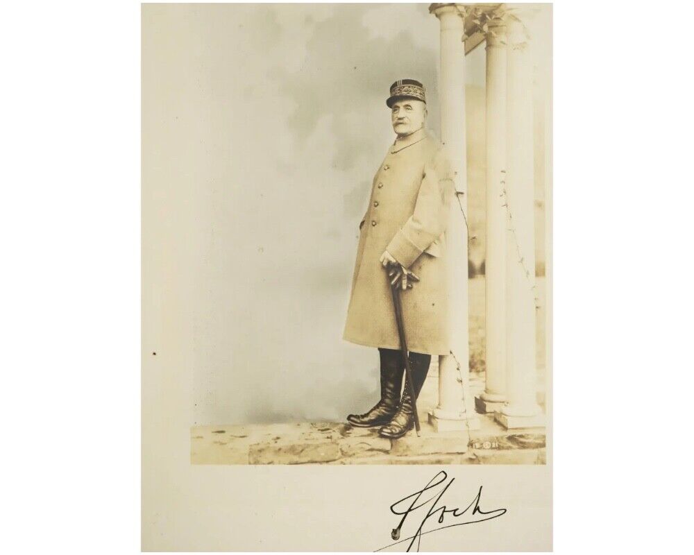 1921 Photo Portrait Ferdinand Foch By Frank Moore