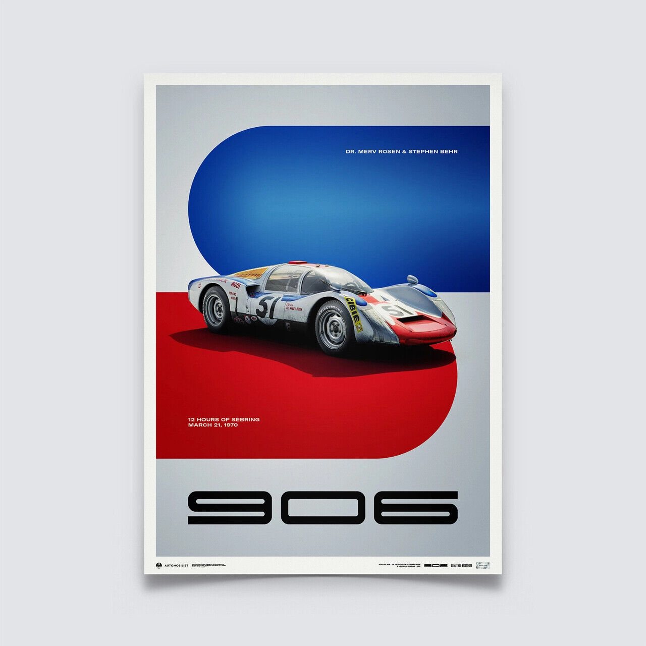 AWESOME PORSCHE 906 - 12 HOURS OF SEBRING - 1970 | LIMITED EDITION