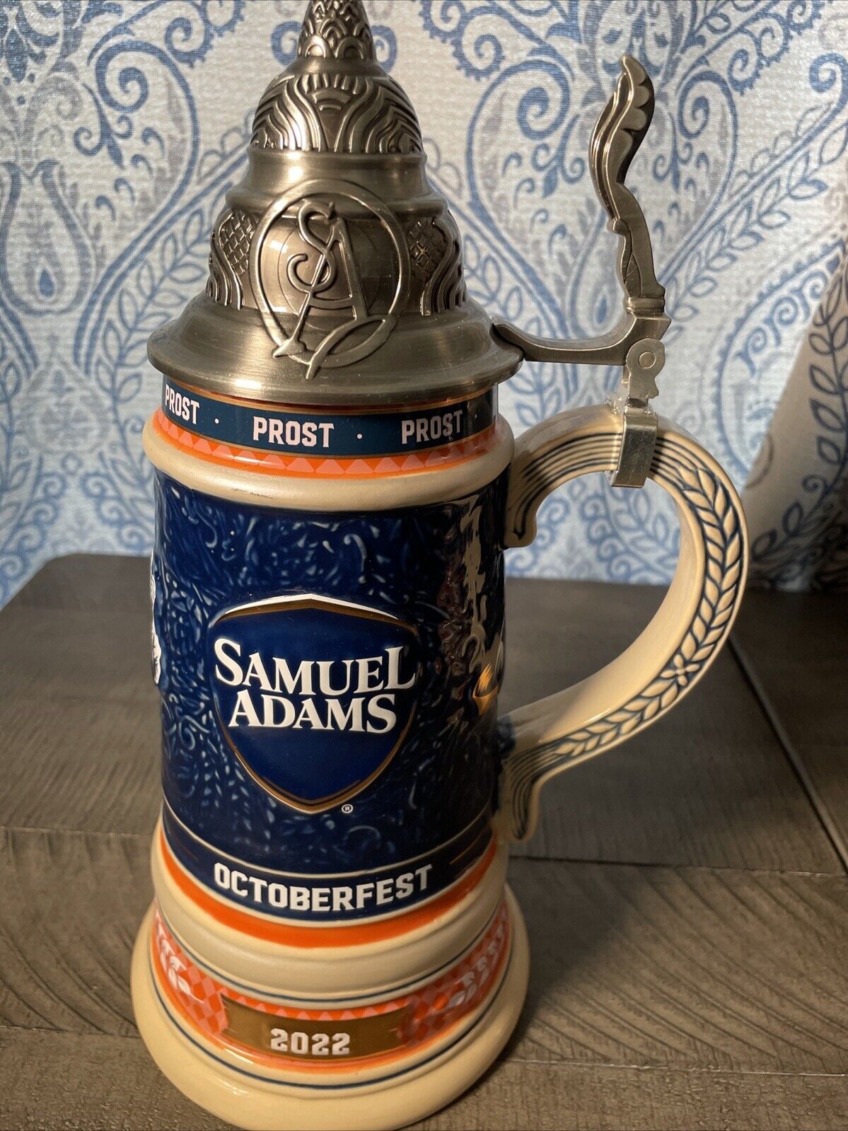 Samuel Sam Adams 2022 Octoberfest Beer Stein Mug Limited Edition #2112 Prost NEW