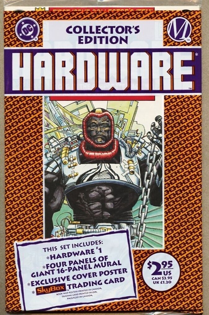 Hardware #1-1993 nm+ 9.6 Factory Sealed Poly Bag edition / cover / Milestone 