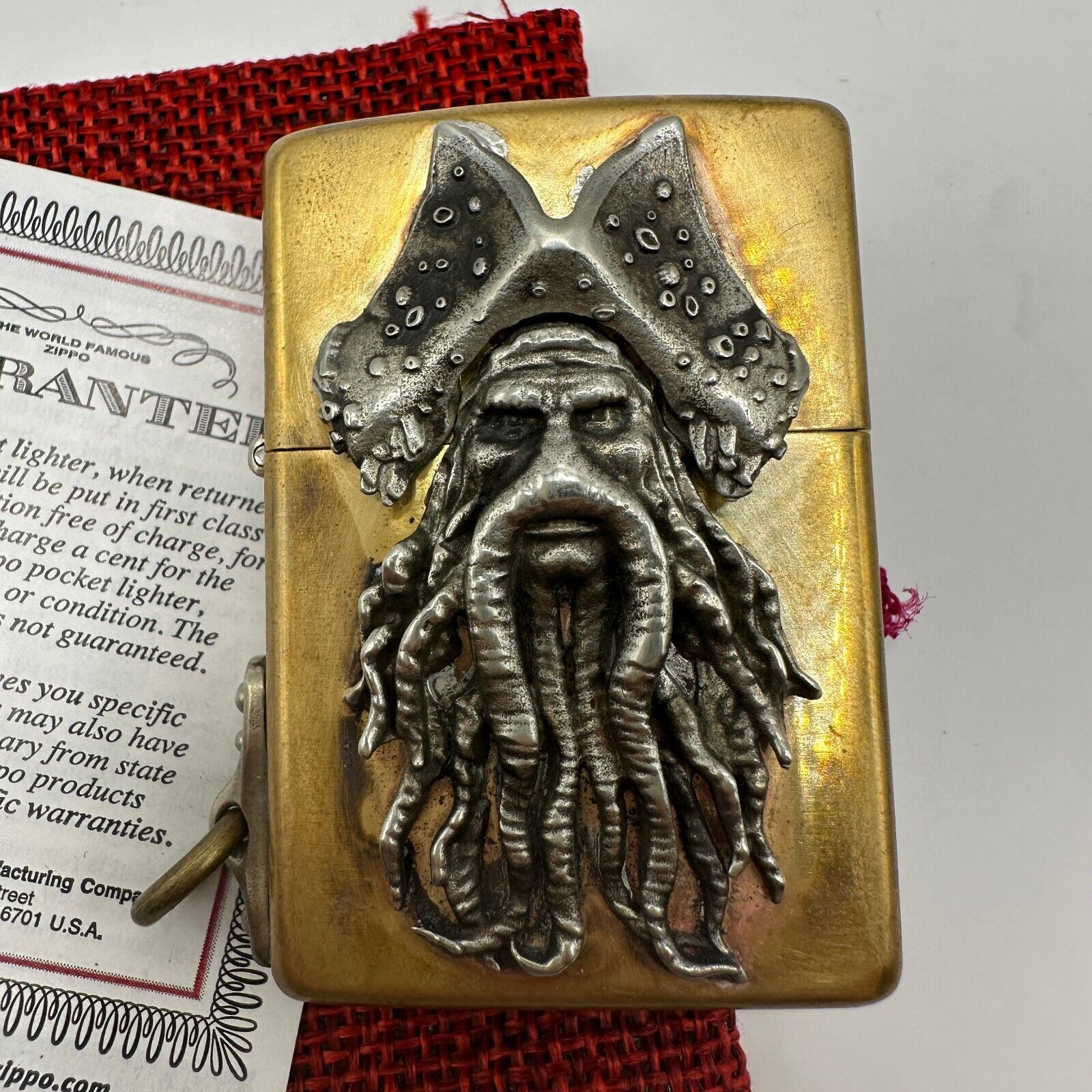 Mystical Cthulhu Mythos and Zippo Lighter - Antique Finish, Oceanic Deity Design