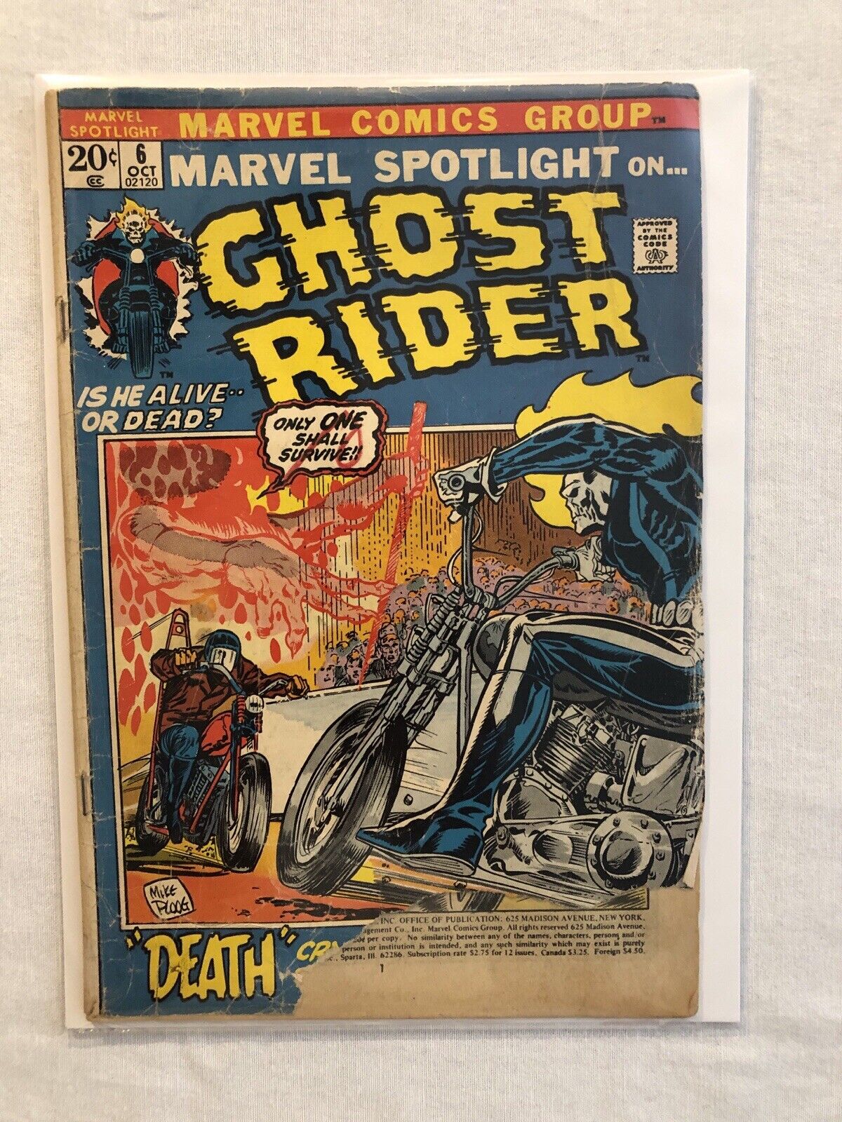 Marvel Spotlight #6 2nd Appearance Ghost Rider Marvel Comics 1972