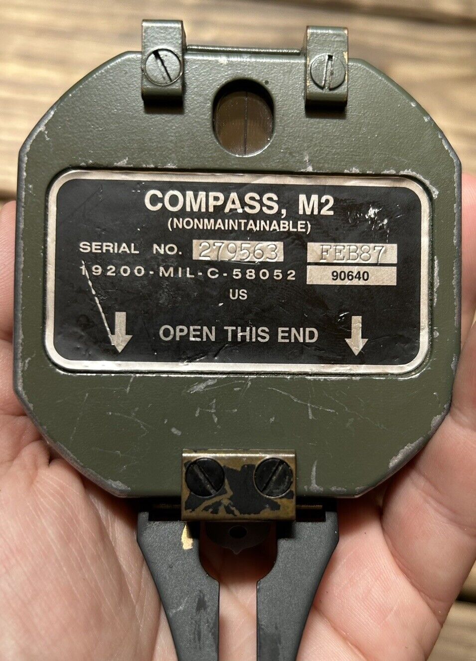 Vintage Military WWII Era M2 Compass