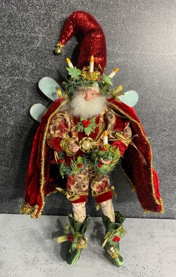 EXTREMELY RARE - Limited Edition Mark Roberts - Candle Crown Fairy with Cape 18