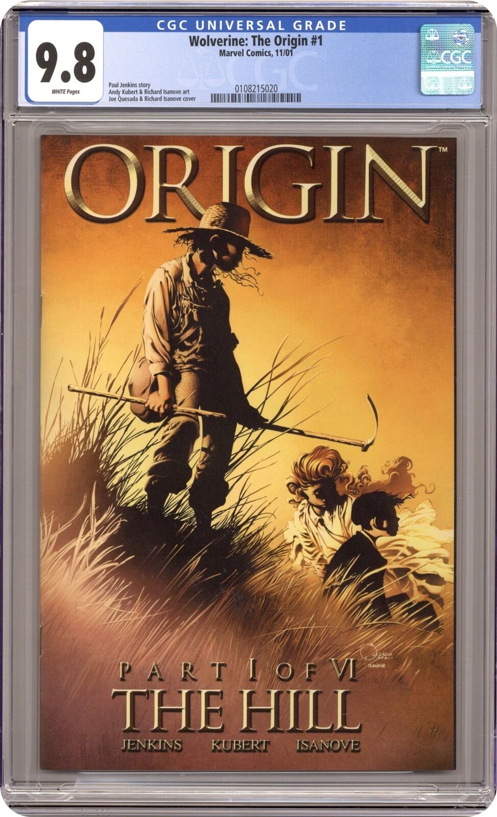 Wolverine The Origin #1 CGC 9.8 2001 0108215020