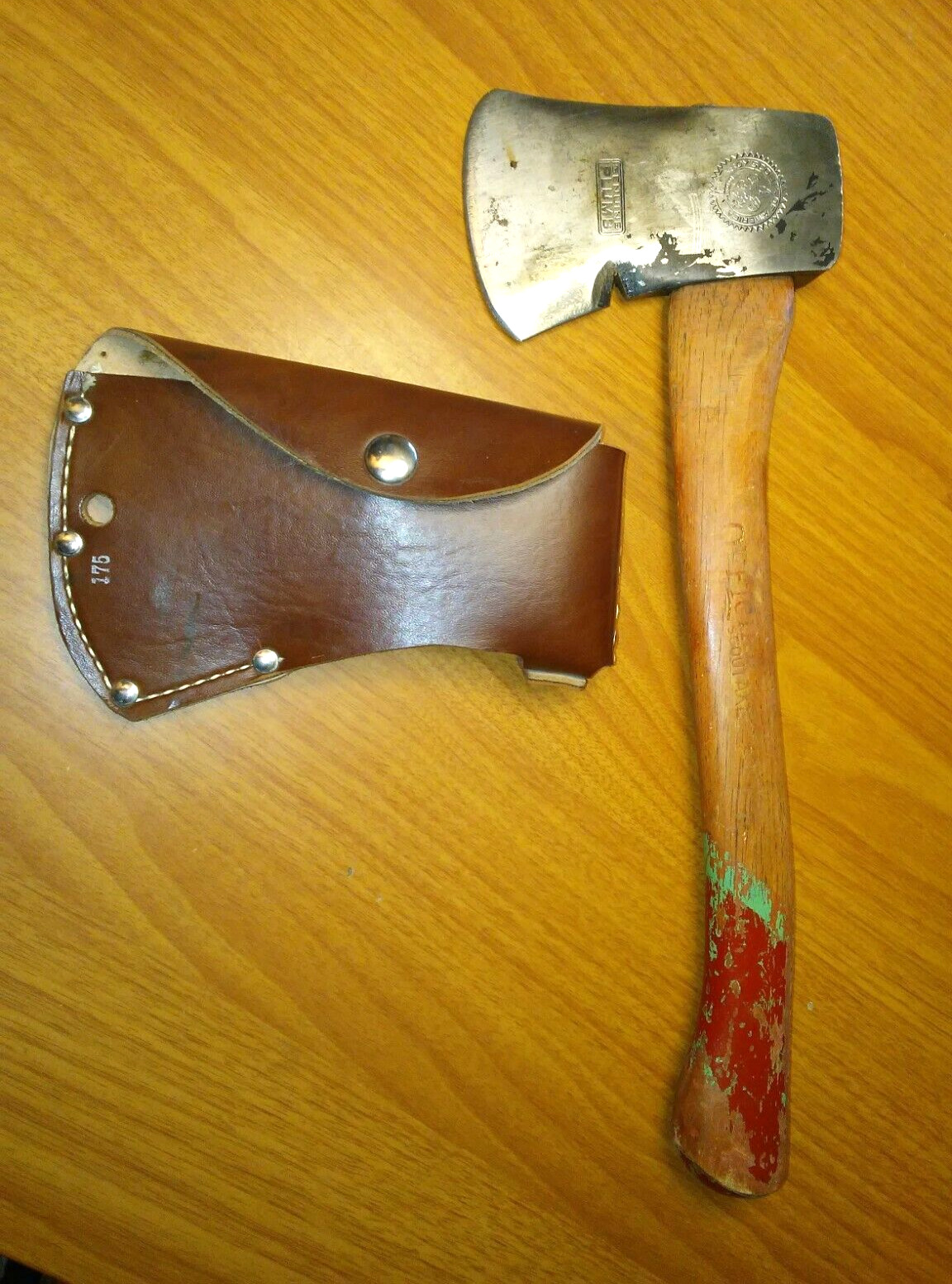 BSA Official Boy Scout Axe Hatchet 14-inch Hickory Handle Vintage 1941 to 1950