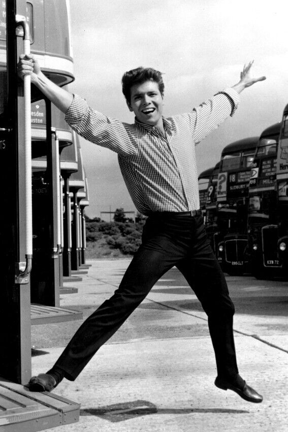 Cliff Richard Full Length Dancing Early 24x36 inch Poster