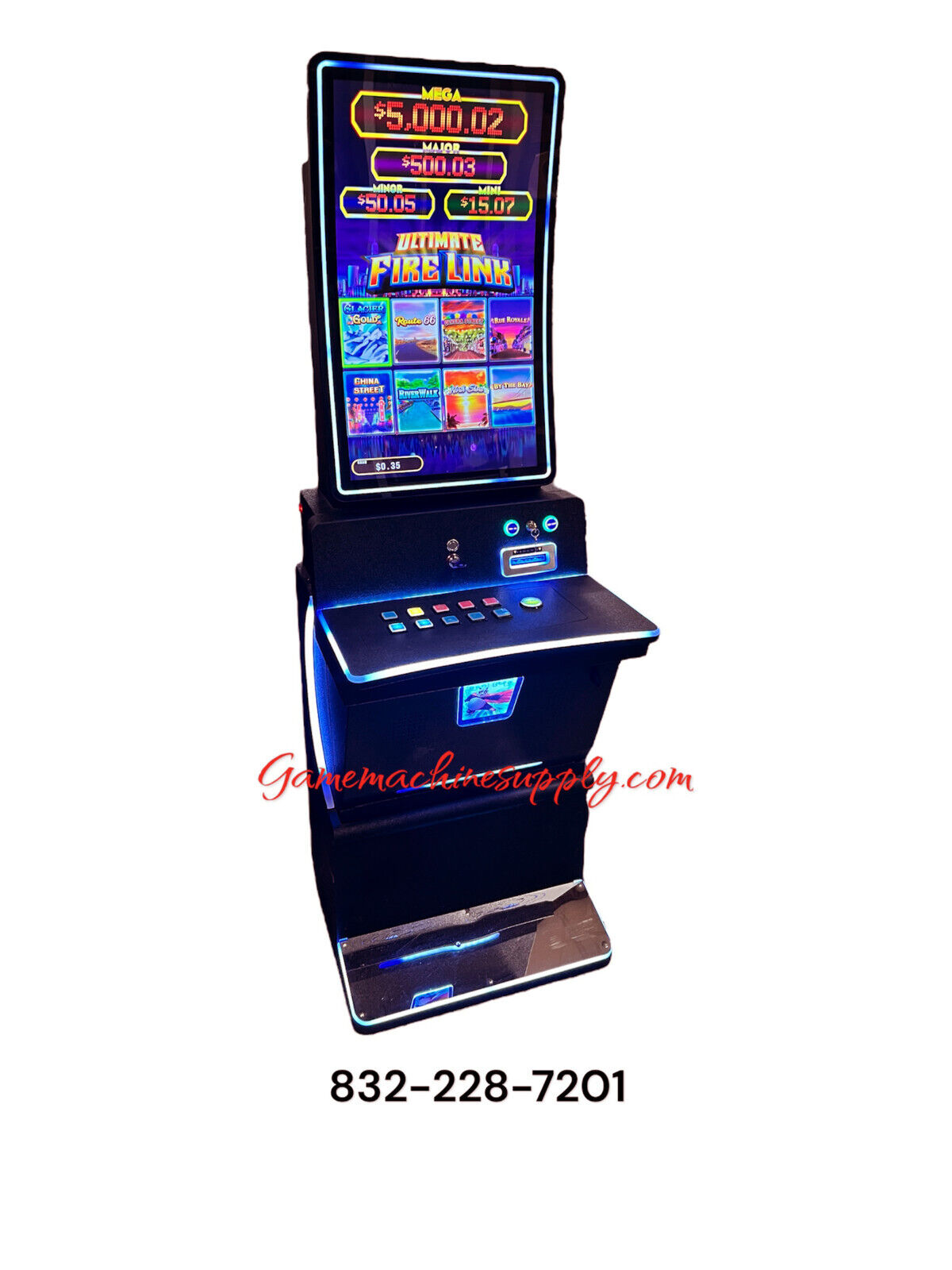 Ultimate Firelink 8-in-1 (Curve Screen) Metal Up-right Cabinet (Casino Machine)