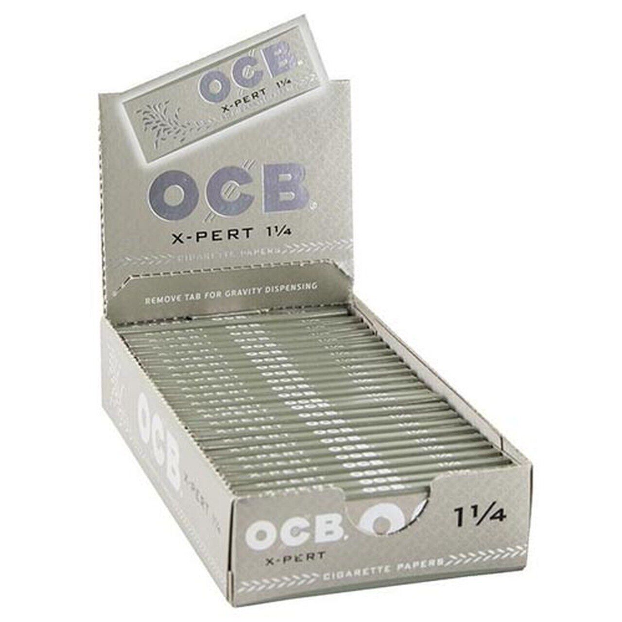 OCB X-Pert Rolling Papers 1 1/4 Cigarette Paper (Full Box of 24 Booklets)