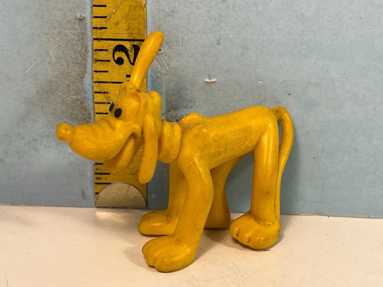 Vintage Pluto The Dog Walt Disney Character Toy Made in Hong Kong