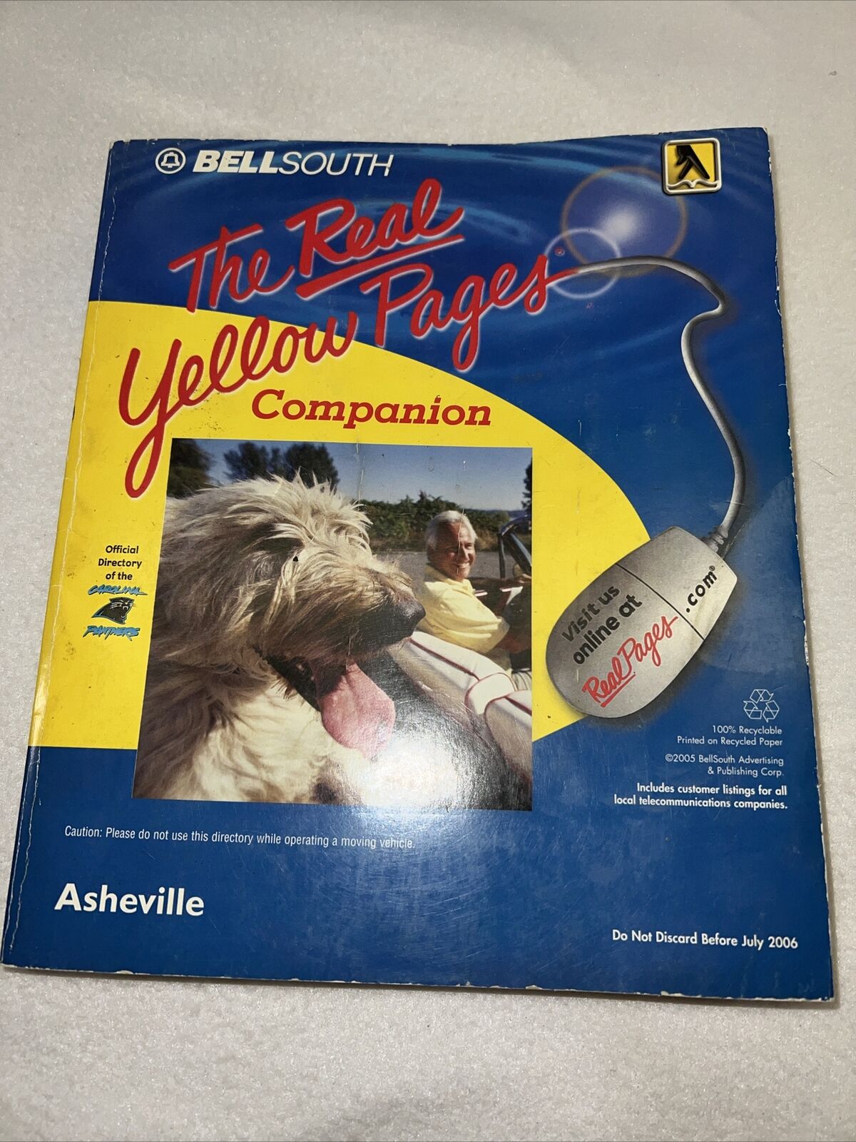 Asheville NC Companion Phonebook AT&T BellSouth 2006 Advertising Phone Book