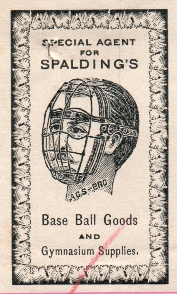 1891 Spalding Baseball Breech-Loading Guns H.T. Hudson Billhead Portland, OR A8