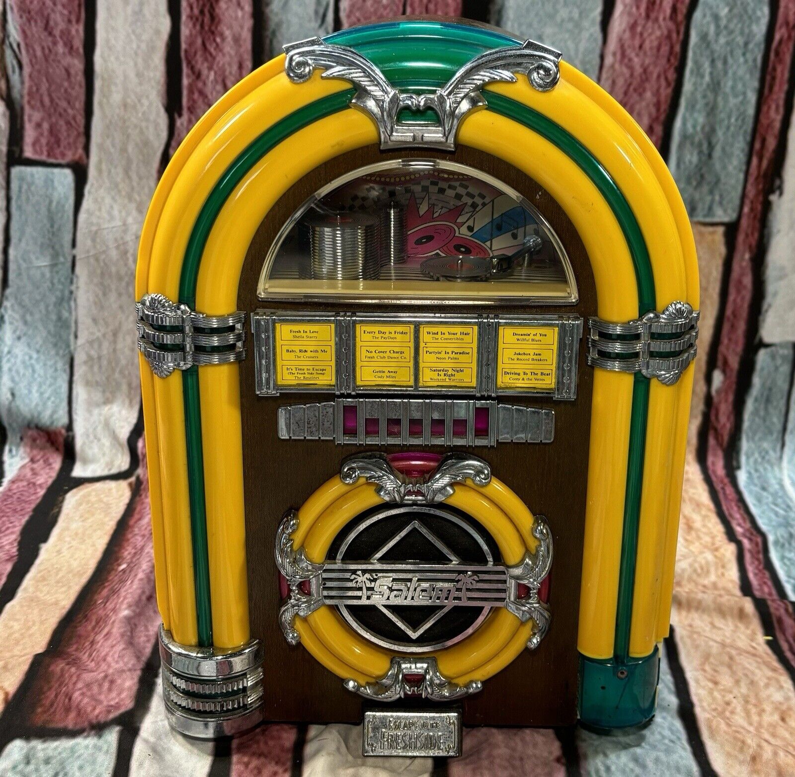 Vintage Jukebox 1974 Salem Collector\'s Edition Custom Radio AM/FMCassette Player