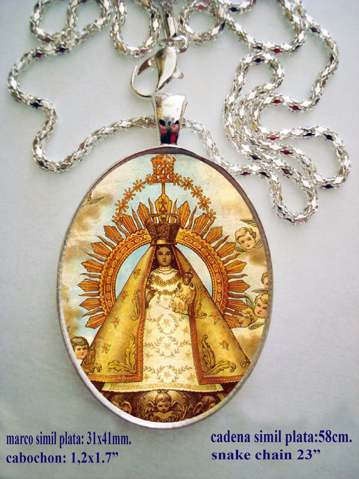 Virgen De La Caridad del Cobre Pendant - Our Lady of Charity Cuba ,23