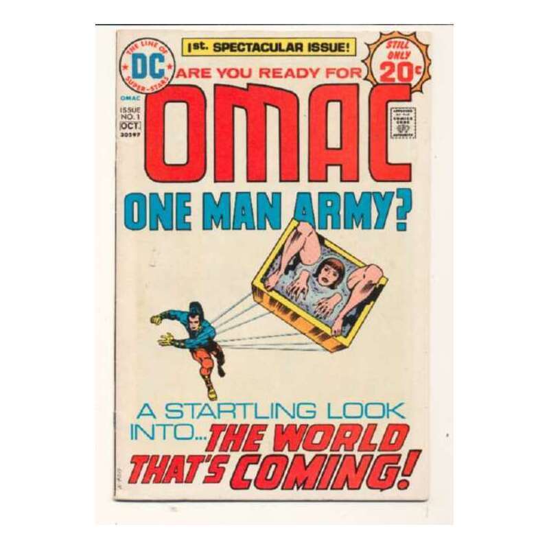OMAC #1  - 1974 series DC comics VF+ Full description below [z.