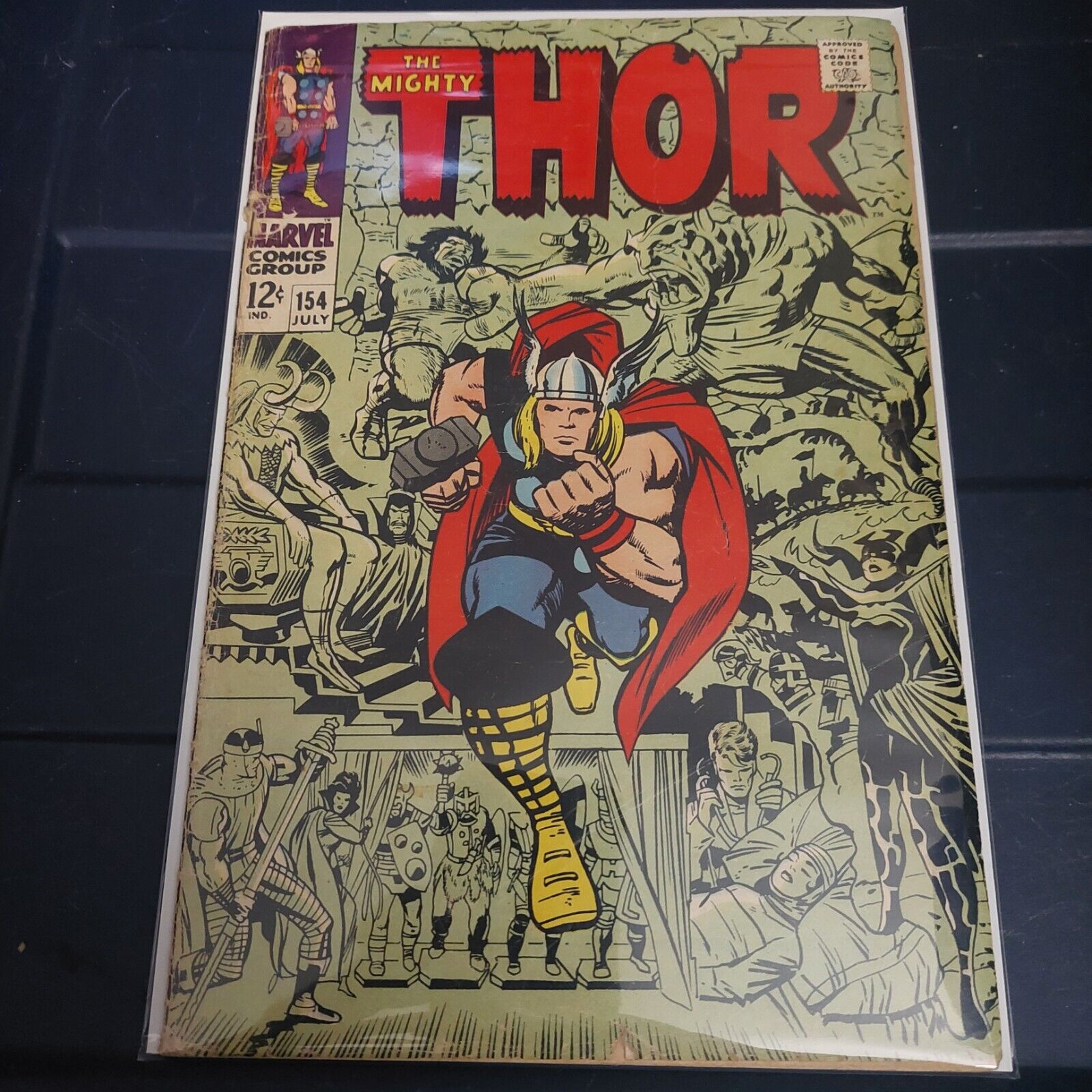 MIGHTY THOR #154 (1968) FN+ 1ST APPEARANCE OF MANGOG JACK KIRBY STAN LEE