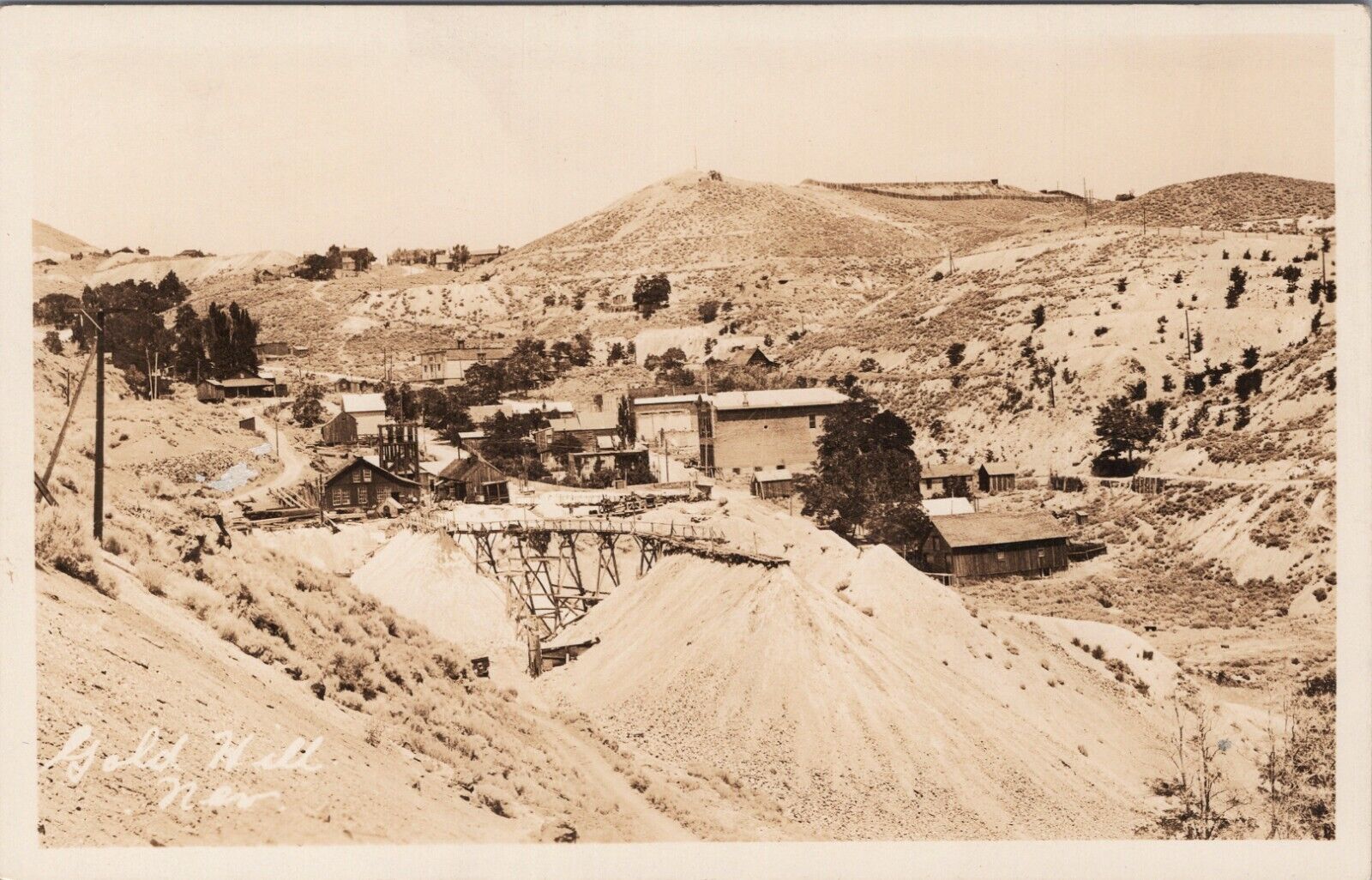 RPPC, VIEW OF MINE AT GOLD HILL, NEVADA