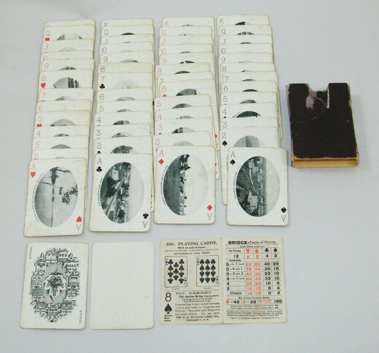1905 THE US PLAYING CARD CO SOUVENIR CANADA PICTURESQUE CARDS