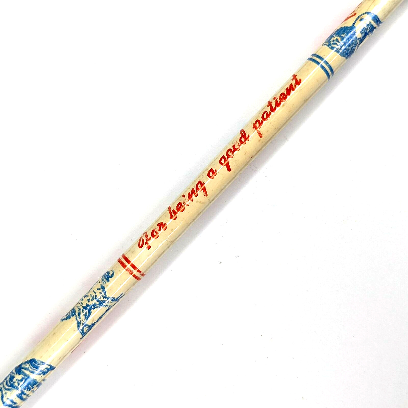 c1950s Children\'s Reward From Doctor for Being Good Patient Pencil Cute Vtg G36