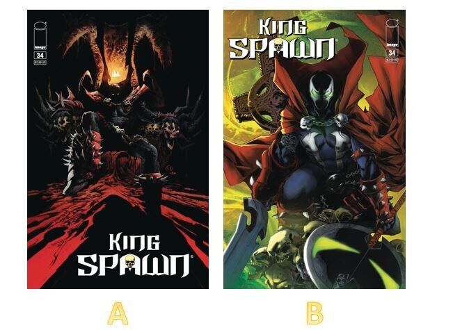 🔥King Spawn 34 Cover A/B - 5/22/24 - Presale - *HOT*🔥