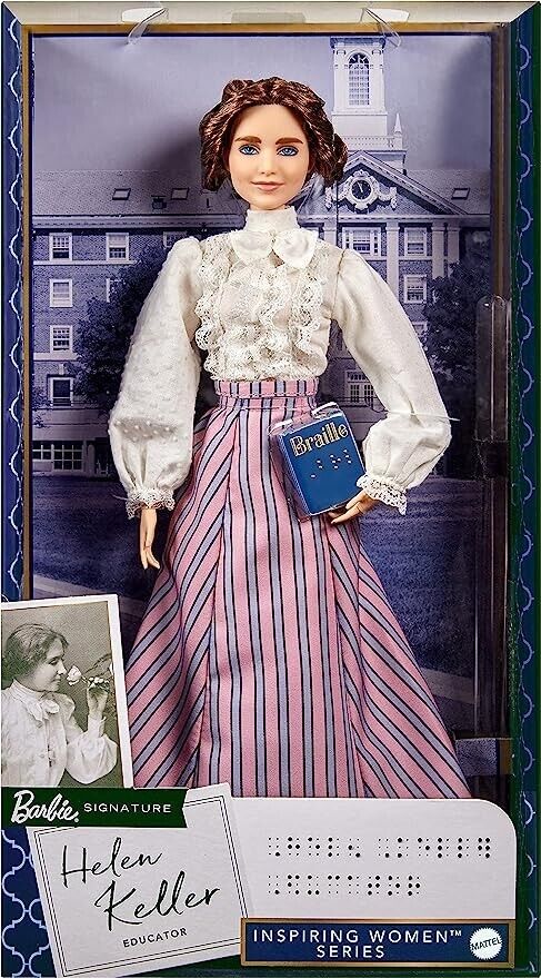 Barbie Inspiring Women Helen Keller Doll (12-inch)