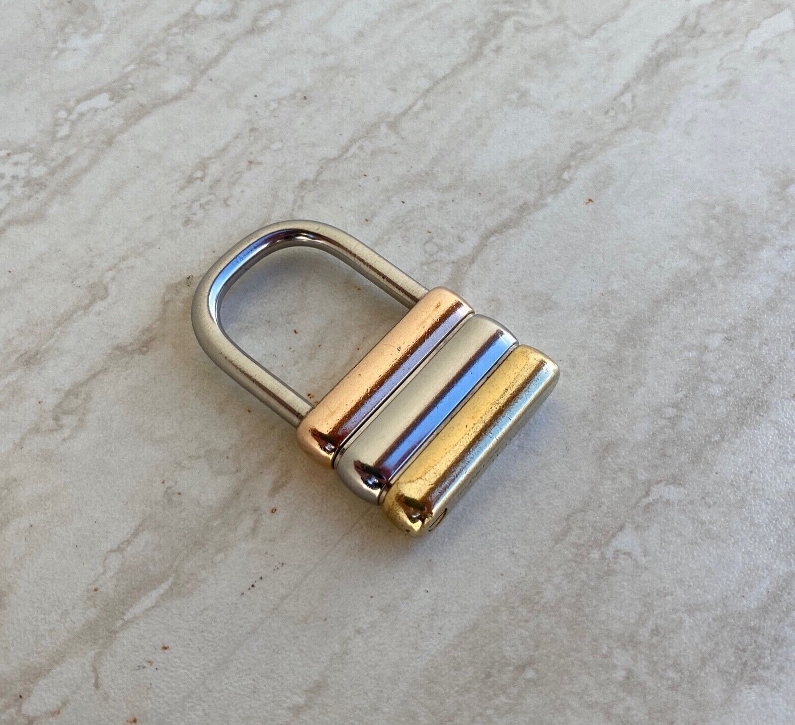 ORIGINAL Cartier key ring pendant key ring charms trilogy santos