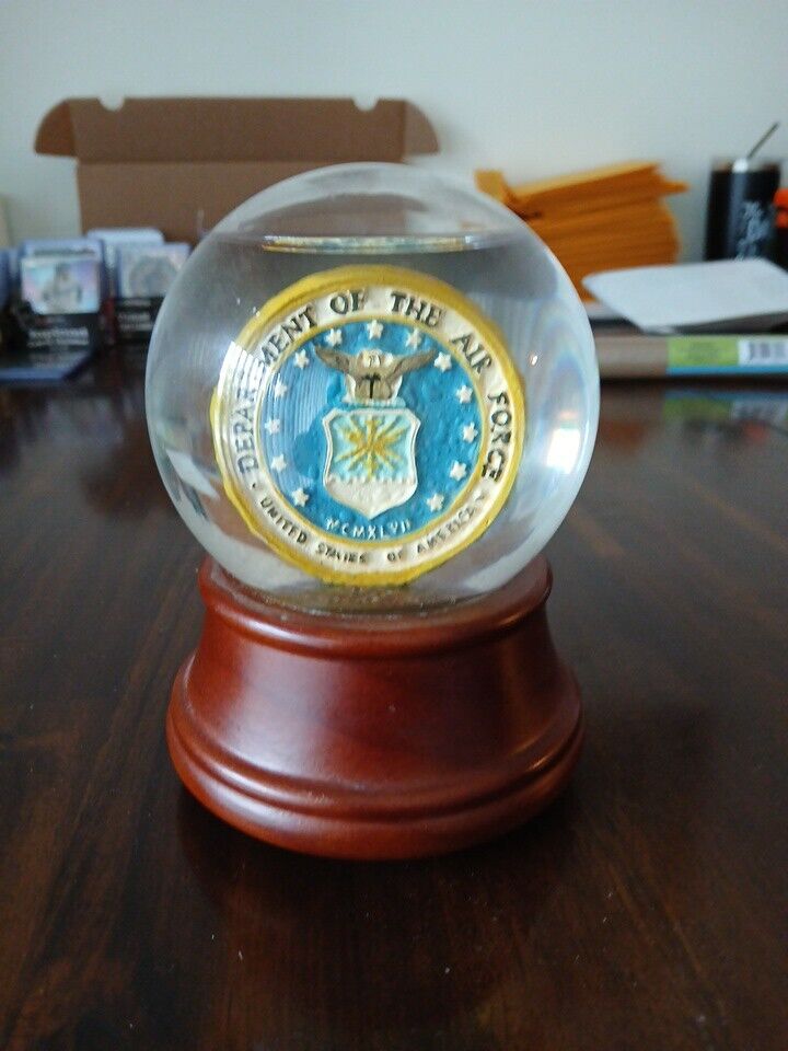 United States Air Force Musical Snowglobe- Vintage (discontinued)