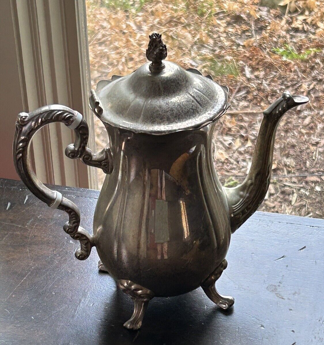 Vintage Leonard Silver Plate  Coffee Pot 6”X4”