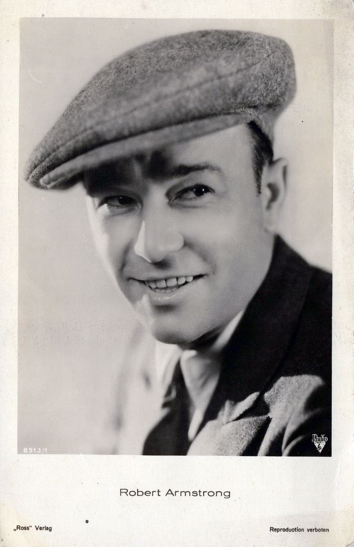 Robert Armstrong Real Photo Postcard rppc - American Film Actor - 1936