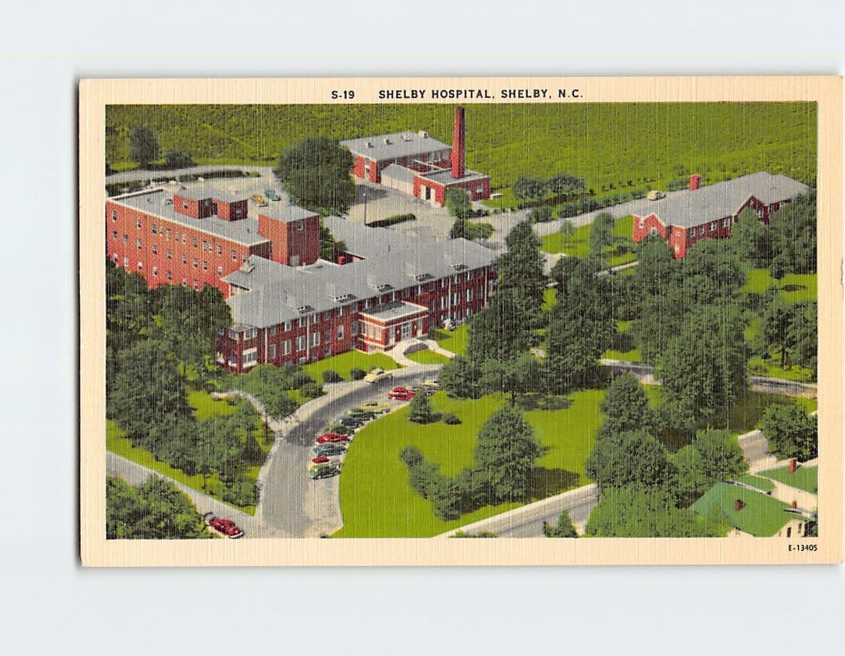 Postcard Shelby Hospital Shelby North Carolina USA