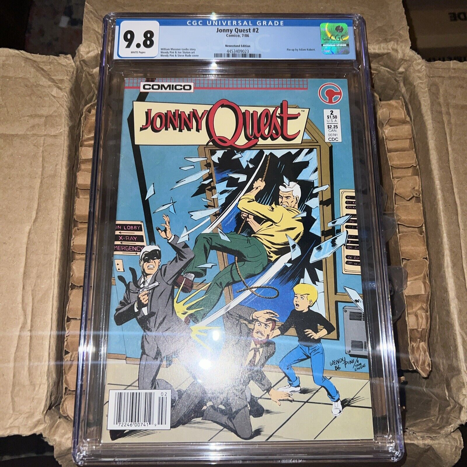 Jonny Quest #2 1986 CGC 9.8 Newsstand Newly Graded