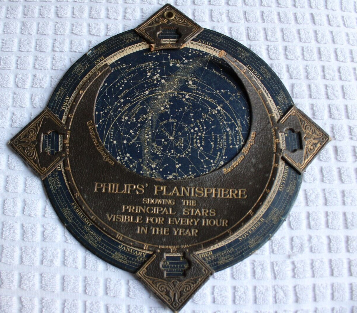Philips' Planisphere Showing the Principal Stars