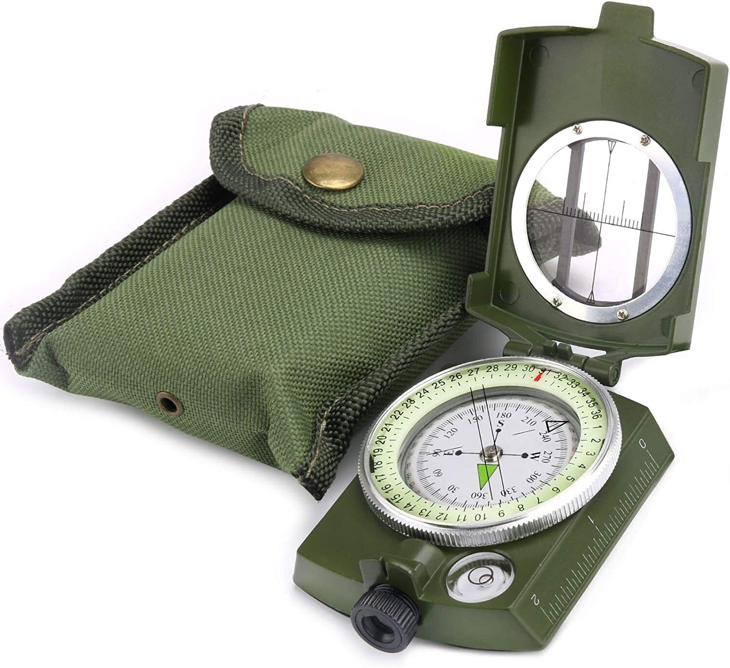 U.S Metal Pocket Army Style Compass Military Camping Hiking Survival Marching