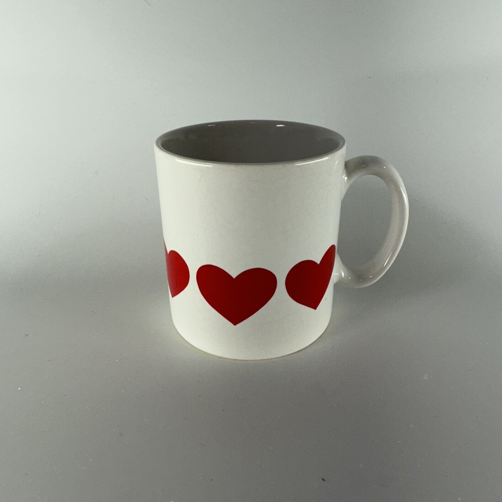 VTG 1970's Heart Coffee Mug Love Valentine Anniversary Birthday
