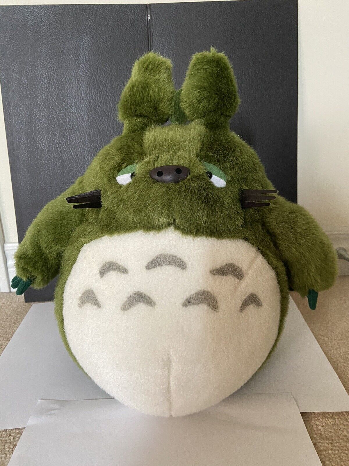 My Neighbor Totoro Nibariki Tokuma Shoten Studio Ghibli Rare Green  Plush 13”