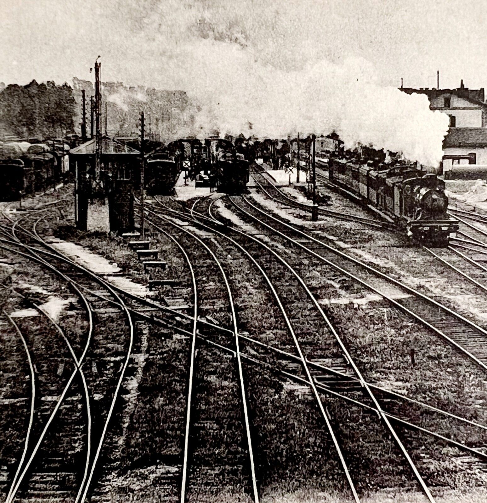 Langres France Paris-Bale East Railway Line 1910s Postcard WW1 Era PCBG12A