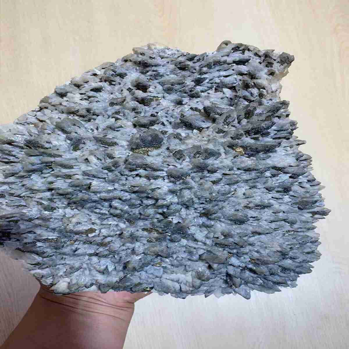3900g Natural calcite Quartz chalcopyrite specimen cluster  Crystal Point decor